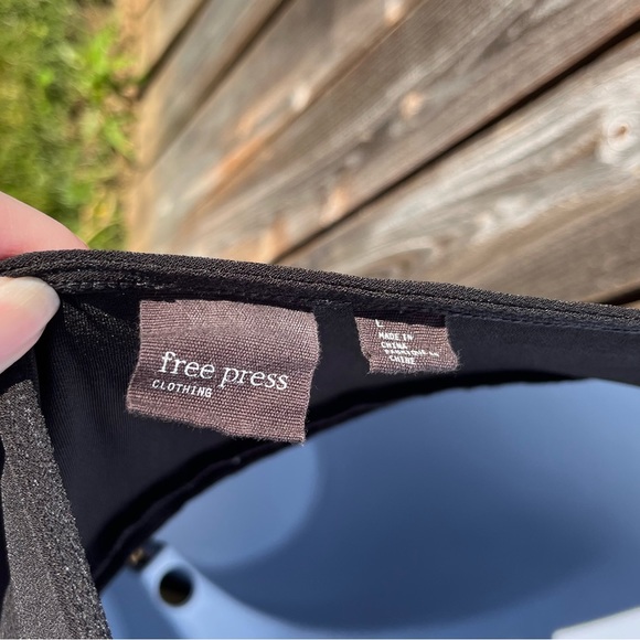 Free Press black halter dress size large - Picture 12 of 17